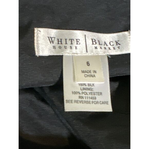 White House Black Market Silk Pleated Mini Skirt Size 6 | Classy Party Chic - Picture 5 of 8